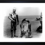 Un cadre photo de R2D2 et de C3PO