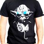 T-shirt cool de DJ maitre Yoda