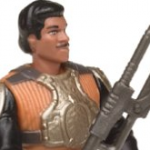 Figurine de Lando Calrissian habillé en garde Skiff