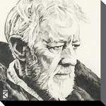 Portrait sur toile d’Obiwan Kenobi