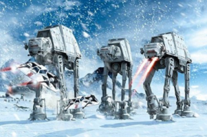 Poster Quadripode Imperial Planète Hoth