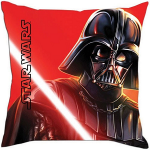 Coussin dehoussable rouge Dark Vador