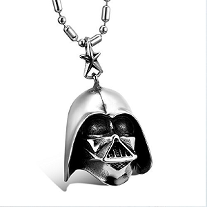 pendentif inoxydable dark vador