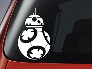 sticker auto bb8