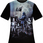 Tshirt 3D noir – Jango Fett