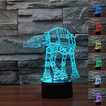 Lampe 3D quadripode impérial