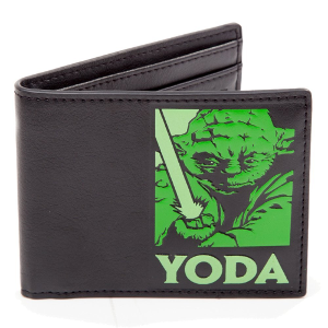 Portefeuille noir maitre Yoda