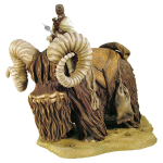 Statuette Tusken Raider sur son Bantha