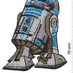 Ecusson droide R2D2