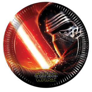 Lot de 8 assiettes Kylo Ren