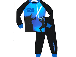 Pyjama luisant Dark Vador combat Luke Skywalker