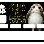 Sticker dernier jedi – Porg