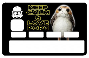 Sticker dernier jedi - Porg