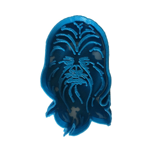 Moule à biscuit bleu Chewbacca