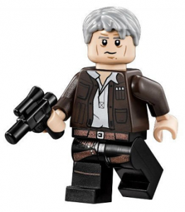 Han Solo Légo cheveux blancs