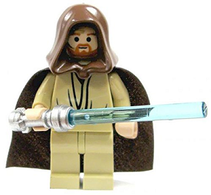 Mini-figurine Légo Obi-Wan Kenobi et son sabre laser