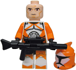 Figurine Légo soldat clone avec blaster