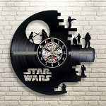 Horloge murale disque vinyle Starwars