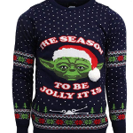 Pull de Noël Maître Yoda