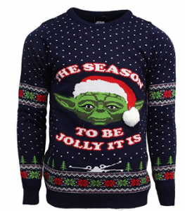 Pull de Noël Maître Yoda