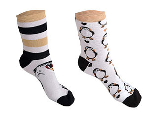 Chaussettes oiseau Porg